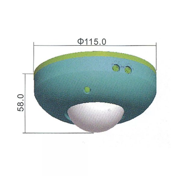 EMOS Mozgásérzékelő (PIR) IP20 6m 360° G1130