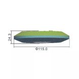 EMOS Mozgásérzékelő (PIR) IP20 6m 360° 115×115×25 mm  G1150