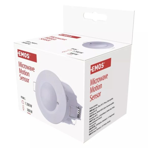 EMOS Mozgásérzékelő (MW) IP20 8m 360° G1190