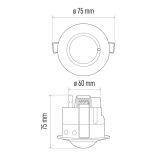 EMOS Mozgásérzékelő (MW) IP20 8m 360° G1190