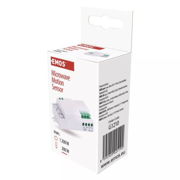 EMOS Mozgásérzékelő (MW) IP20 15m 360° G1210