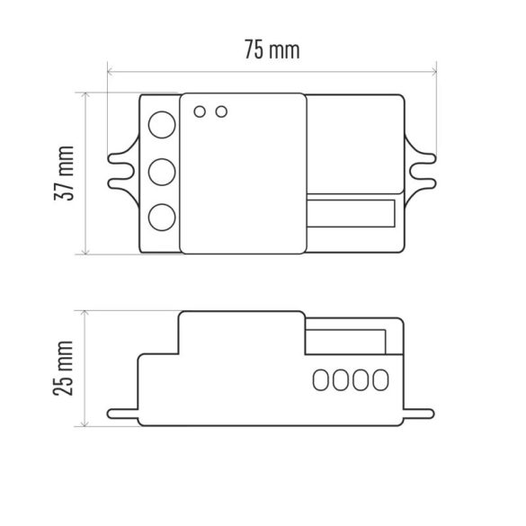 EMOS Mozgásérzékelő (MW) IP20 15m 360° G1210