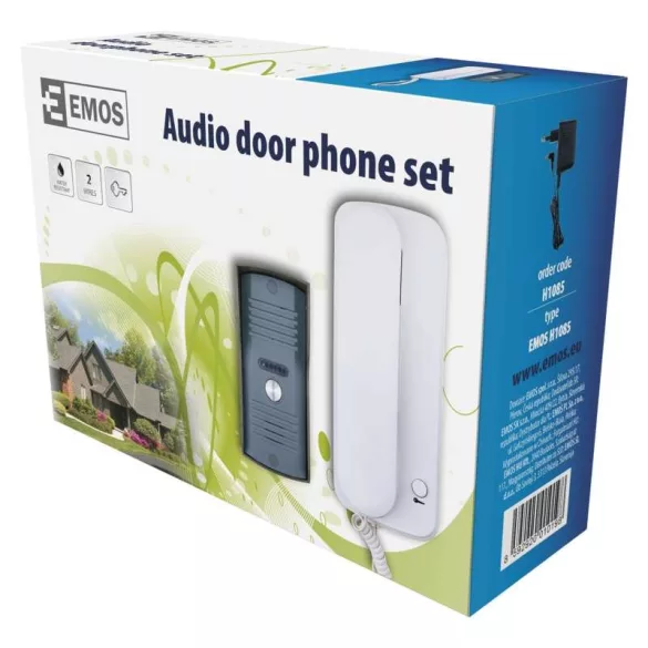 EMOS AUDIÓ KAPUTELEFON SZETT 1 LAKÁSOS H1085