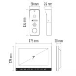 EMOS VIDEÓ KAPUTELEFON SZETT EM-10AHD H3010