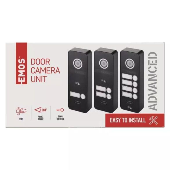 EMOS Ajtóra szerelhető színes kameraegység EM-10AHD RF-2 H3017