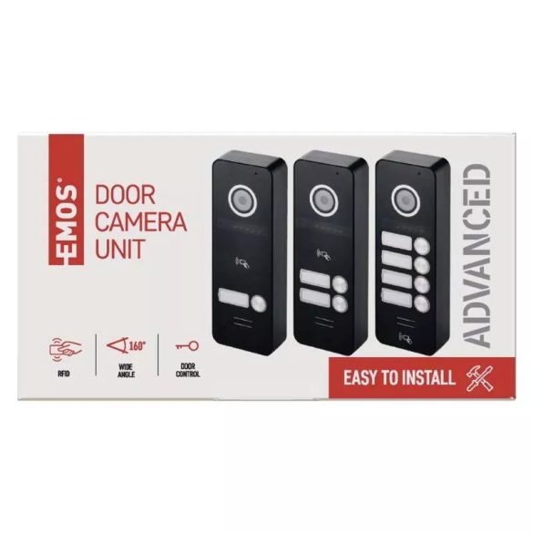 EMOS Ajtóra szerelhető színes kameraegység EM-10AHD RF-4 H3018