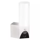 GOSMART IP-300 TORCH kültéri lámpa forgatható kamera wifivel, fehér H4054
