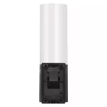 GOSMART IP-300 TORCH kültéri lámpa forgatható kamera wifivel, fekete H4055