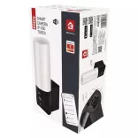 GOSMART IP-300 TORCH kültéri lámpa forgatható kamera wifivel, fekete H4055