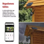 GoSmart 4G/LTE kültéri forgatható kamera IP-6000 OWL, szürke H4058