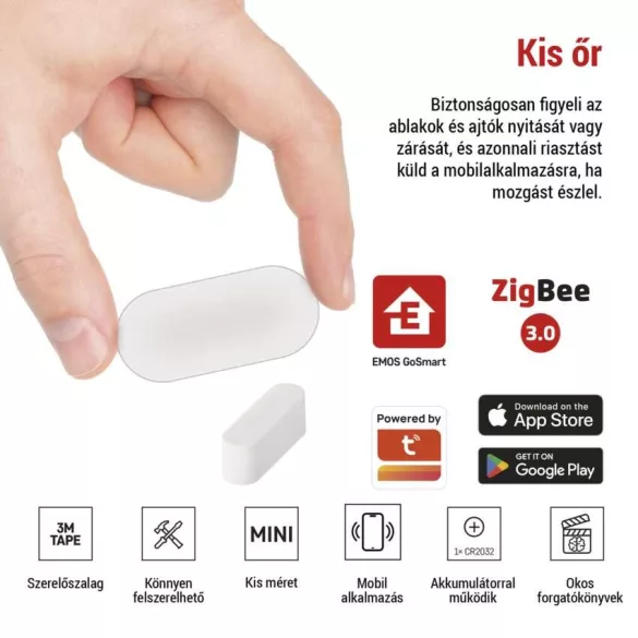 GoSmart vezeték nélküli ajtóérzékelő IP-2011Z, ZigBee