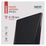 Szobaantenna EM-011, 0–25 km, DVB-T2, LTE/4G szűrő J0657