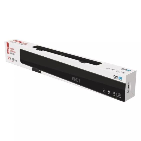 Szobaantenna EM-300, 0–25 km, DVB-T2, DAB, LTE/4G szűrő J0662