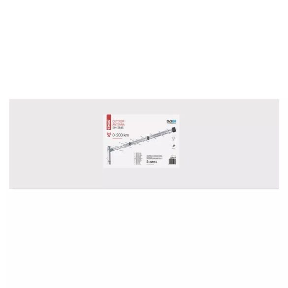 Kültéri antenna EM-2845, PROFI, 0–200 km, DVB-T2, LTE/4G szűrő J0669