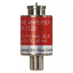 EMOS DVB-T/T2 antenna előerősítő 20dB J5709