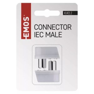 EMOS IEC csatlakozó ferde 2db/bliszter K1421.2