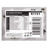 EMOS IEC csatlakozó A204R 10db/bliszter K1731