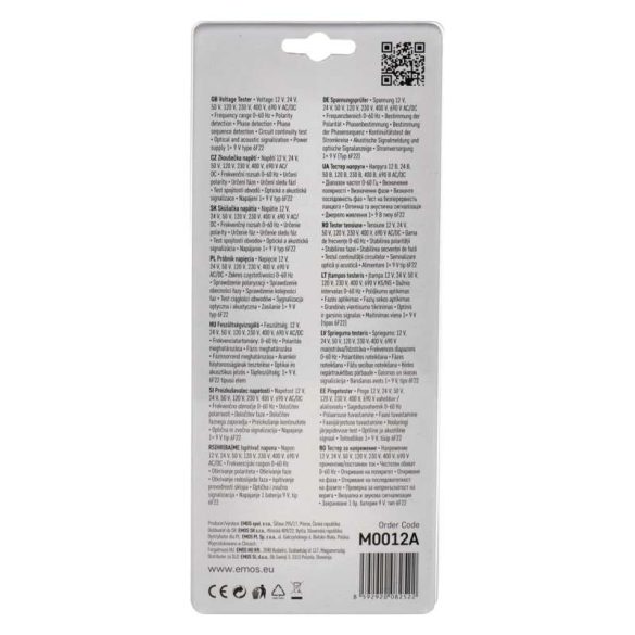 EMOS FESZÜLTSÉGMÉRŐ VT-320 M0012A