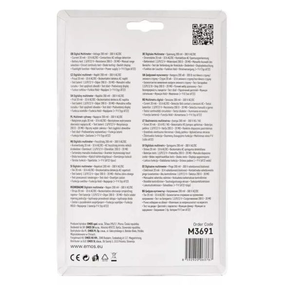 EMOS Multiméter MD-410 M3691