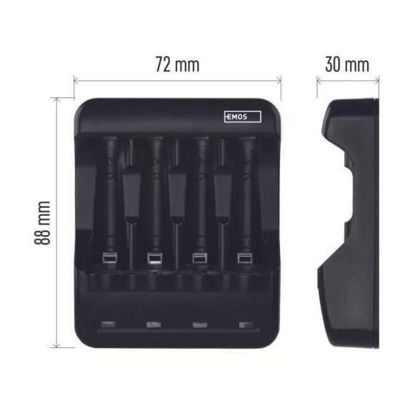 EMOS akkutöltő BCN-40 AA/AAA  4 csatornás N9321
