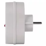 EMOS Elosztó aljzat SCHUKO 2x kerek kikapcsolóval P0063