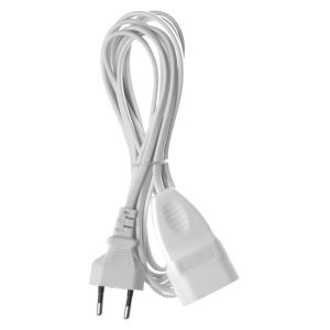 Hosszabbító 3 m / 1 aljzat / fehér / PVC / 0,75 mm2 P01303