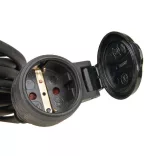 EMOS HOSSZABÍTÓ GUMI 20m 3x1,5mm FEKETE P01820