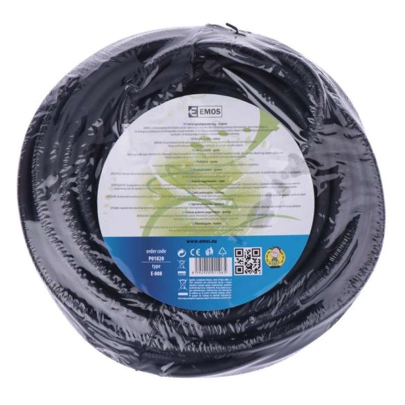 EMOS HOSSZABÍTÓ GUMI 20m 3x1,5mm FEKETE P01820