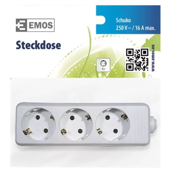 EMOS ELOSZTÓ (HOSSZABBÍTÓ) VEZETÉK NÉLKÜL 3 ALJZAT P0320