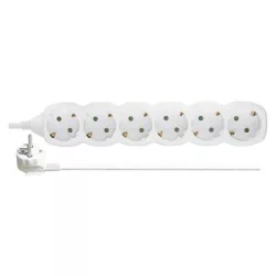 EMOS ELOSZTÓ (HOSSZABBÍTÓ) 6 ALJZAT 2m vezetékkel P0622