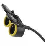 EMOS HOSSZABÍTÓ GUMI 10m 2 ALJZAT 3x1,5mm FEKETE P0701