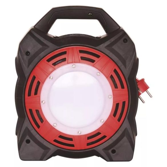 EMOS Gumi Kábeldob LED-es világítással 4 aljzat, 15m, 1,5 mm2, P08215