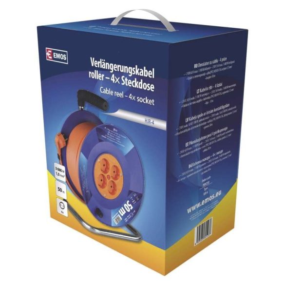 EMOS KÁBELDOB PVC 4 ALJZAT 50M 3x1,5mm P09250