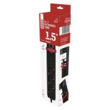 EMOS elosztó 3 aljzat 1,5m kapcsoló/asztalra szerelhető/USB/fekete/PVC P1321PD