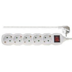   EMOS ELOSZTÓ (HOSSZABBÍTÓ) 5 ALJZAT 5m 1,5mm2 KAPCSOLHATÓ P1525R