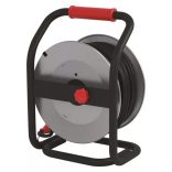 EMOS Fém Kábeldob Gumi 4 aljzat, 40m, 3680W, 2,5 mm2, P19224