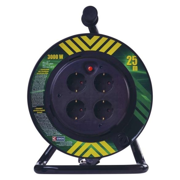 EMOS KÁBELDOB 4 ALJZAT 25M 3 x 1,5 mm P19427