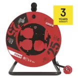 EMOS KÁBELDOB GUMI 4 ALJZAT 25M 3x2,5mm  P19625