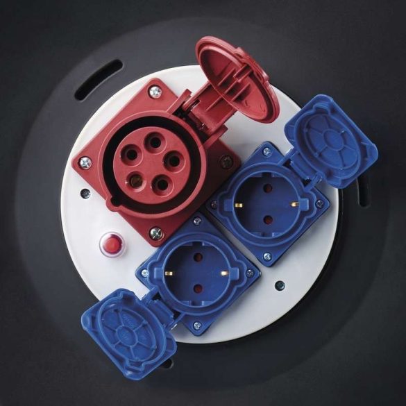 EMOS KÁBELDOB 33 méter gumi 5x2,5MM  220/400V 15A P19733