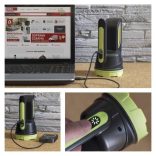 EMOS LED újratölthető lámpa P2314, 210 lm, 1800 mAh