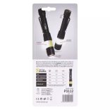 EMOS COB LED fém zseblámpa, 2xAAA, 180lm, IP44 P3112