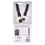 EMOS COB LED fém zseblámpa, 2xAAA, 180lm, IP44 P3112