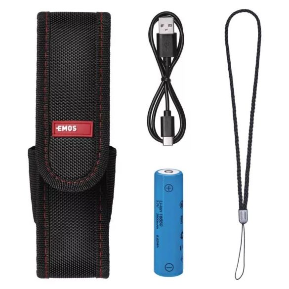 EMOS AKKUS FÉM CREE LED ZSEBLÁMPA ULTIBRIGHT 80, 600lm P3180