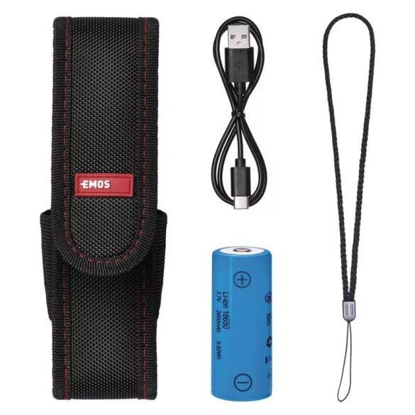 EMOS P3190AKKUS FÉM CREE LED ZSEBLÁMPA ULTIBRIGHT90, 1200lm