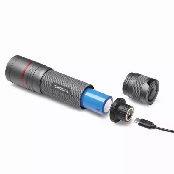 EMOS P3190AKKUS FÉM CREE LED ZSEBLÁMPA ULTIBRIGHT90, 1200lm