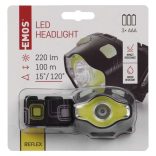 EMOS FEJLÁMPA P3536 3W LED + COB P3536