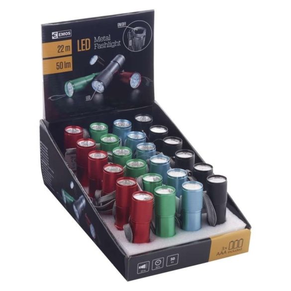 EMOS 9 LED-es elemlámpa 3xAAA P3848A