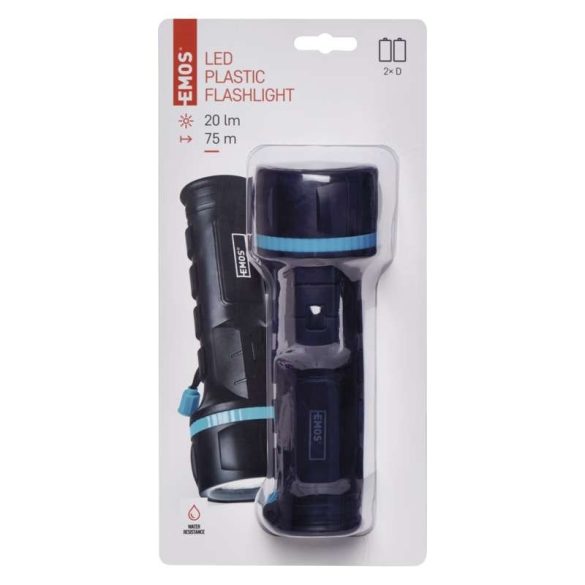 Emos 3 ledes gumis elemlámpa 2D P3862