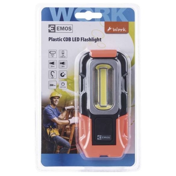 EMOS LED LÁMPA 3W COB 3×AAA  P3888