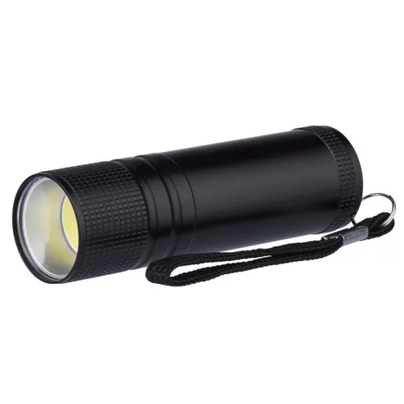 EMOS P3894 LED LÁMPA 3W COB LED 3xAAA FEKETE